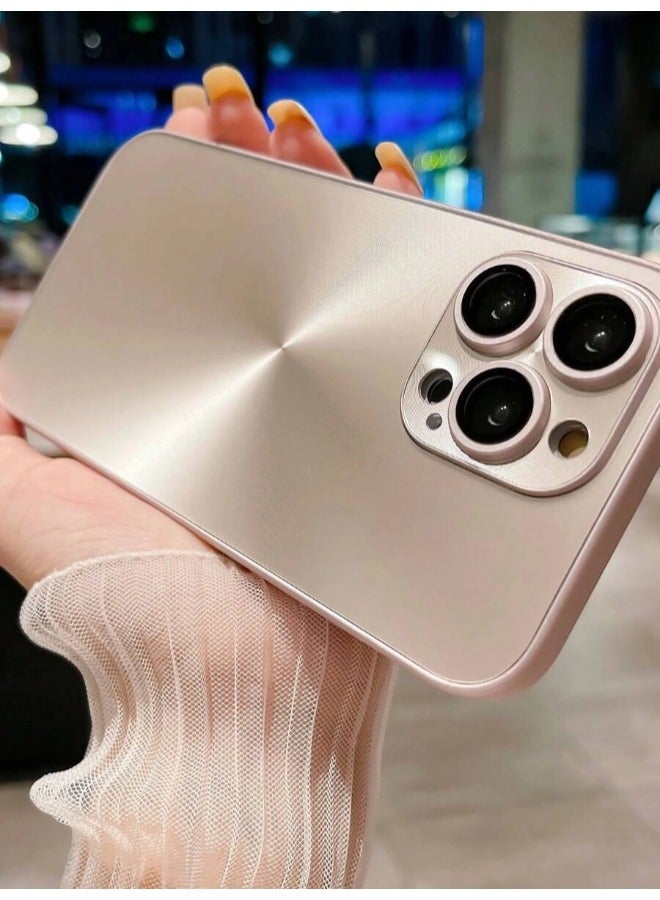 ShebSheb for iPhone 15 Pro Max Case, Glossy Coating Phone Cases with Camera Lens Protector Soft TPU Shockproof Protective Cover - Image 4