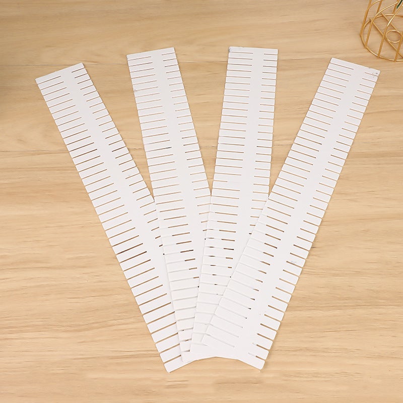 Versatile Drawer Divider Organizer for Underwear Socks Stationery White 