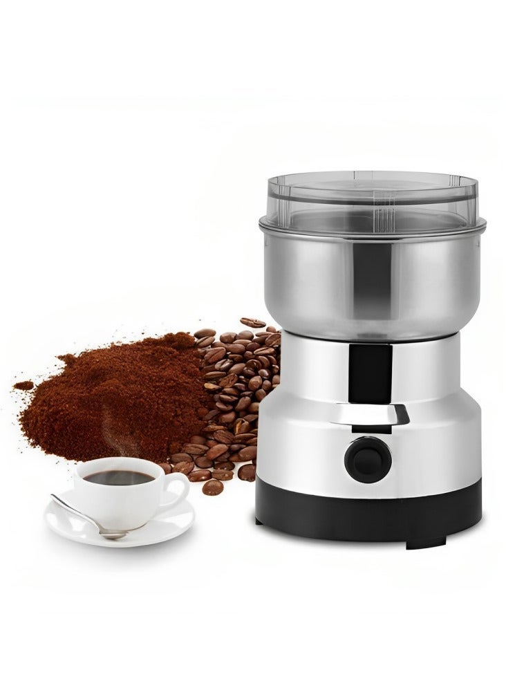 Denx A 150-Watt Electric Grinder For Grinding Coffee And Grains, With Four Sharp Blades And A Capacity Of 300 Ml - Image 2