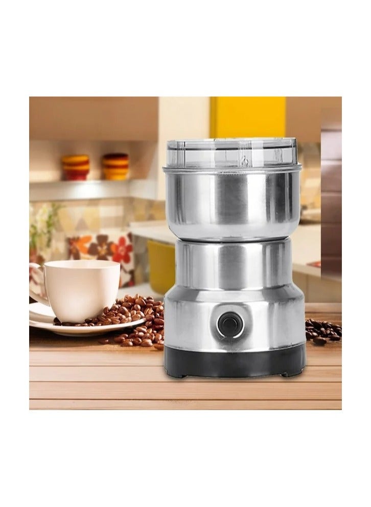 Denx A 150-Watt Electric Grinder For Grinding Coffee And Grains, With Four Sharp Blades And A Capacity Of 300 Ml - Image 3