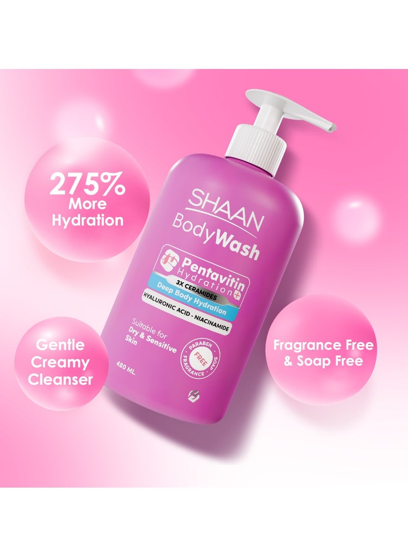 شان غسول مرطب للجسم  480 مل - Image 2