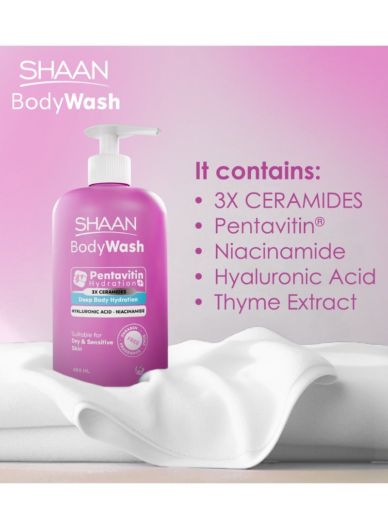 شان غسول مرطب للجسم  480 مل - Image 3