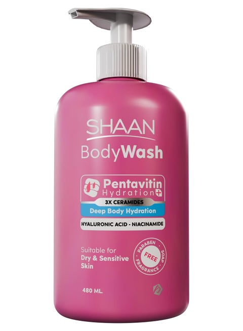 شان غسول مرطب للجسم  480 مل