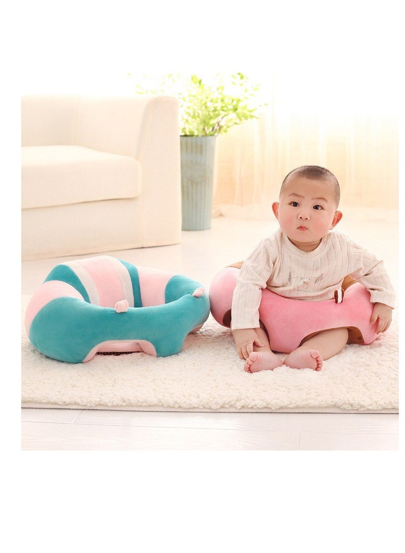 BAIG Baby Support Seat Sofa Plush Soft Animal Shaped Baby Learning to Sit Chair Keep Sitting Posture Comfortable Infant Sitting Chair - Image 1