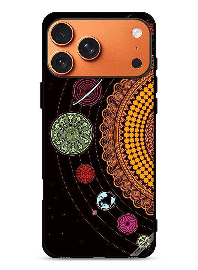 Covernex Apple iPhone 17 Pro Max Protective Case Cover Mandala Solar System Art - Image 1