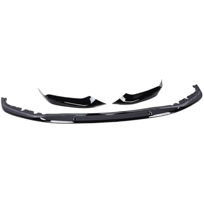 Eujgoov Front Bumper Lip Diffusor Glossy Black Stylish Front Bumper Splinter Kit for 5 Series G30 G30 W M Sport 2017-2020 for Stylish Appearance and Comprehensive Protection - Image 3