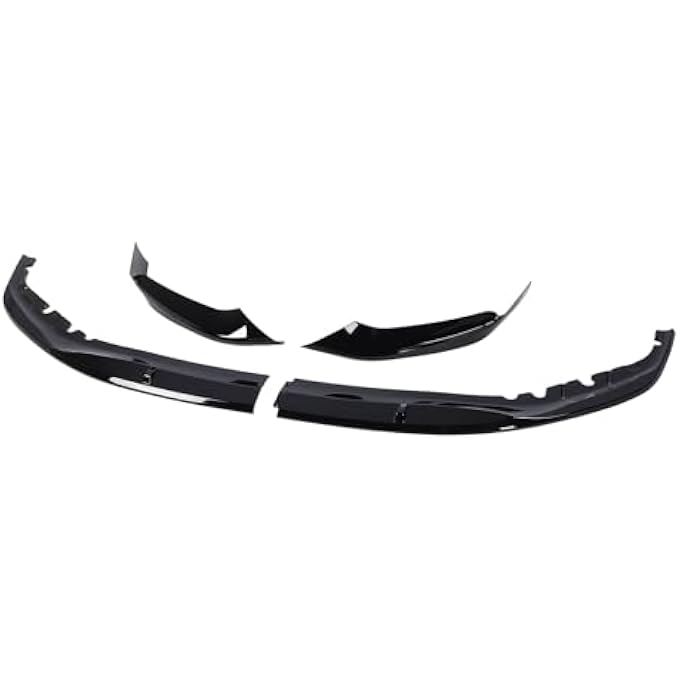 Eujgoov Front Bumper Lip Diffusor Glossy Black Stylish Front Bumper Splinter Kit for 5 Series G30 G30 W M Sport 2017-2020 for Stylish Appearance and Comprehensive Protection - Image 4