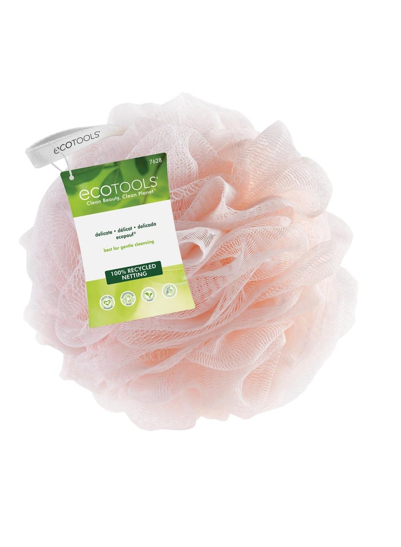 إيكو تولز ليفة وفرشاة استحمام  مزدوجه ايكو بوف من ايكو تولز - لون زهري - Image 1