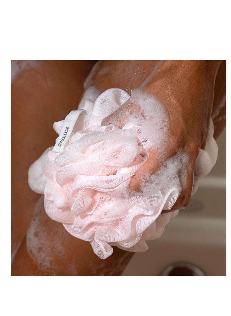 إيكو تولز ليفة وفرشاة استحمام  مزدوجه ايكو بوف من ايكو تولز - لون زهري - Image 3