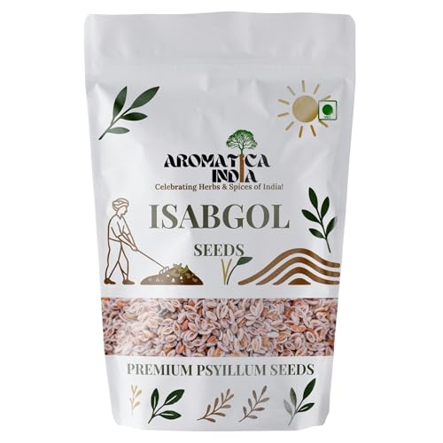 Aromatica India Organic Psyllium Seeds Isabgol Plantago Ovata Raw for Eating 1kg - Image 1