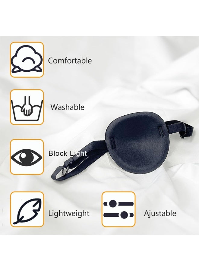 Relex 5 Pack Strabismus Adjustable Eye Patchs for Kids and Teenagers Soft Lightweight Breathable,Amblyopia Eye Patches with Buckle for Left or Right Eyes - Image 2