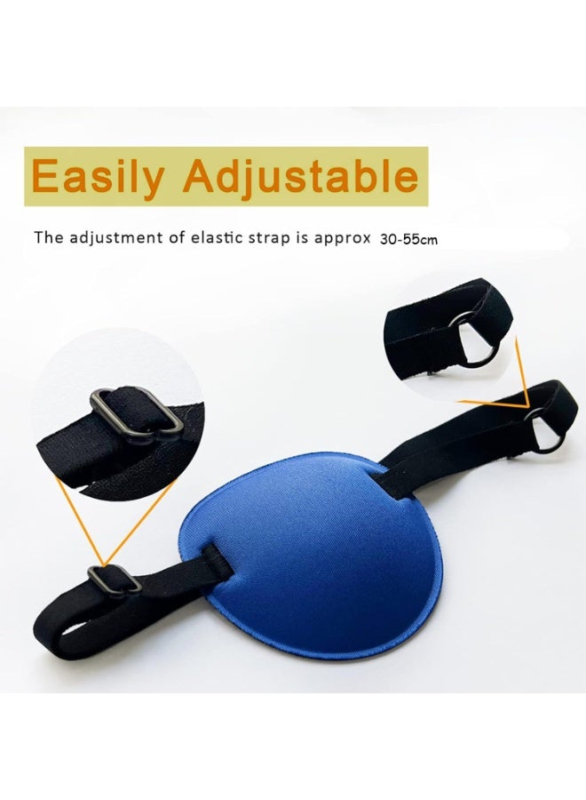 Relex 5 Pack Strabismus Adjustable Eye Patchs for Kids and Teenagers Soft Lightweight Breathable,Amblyopia Eye Patches with Buckle for Left or Right Eyes - Image 3
