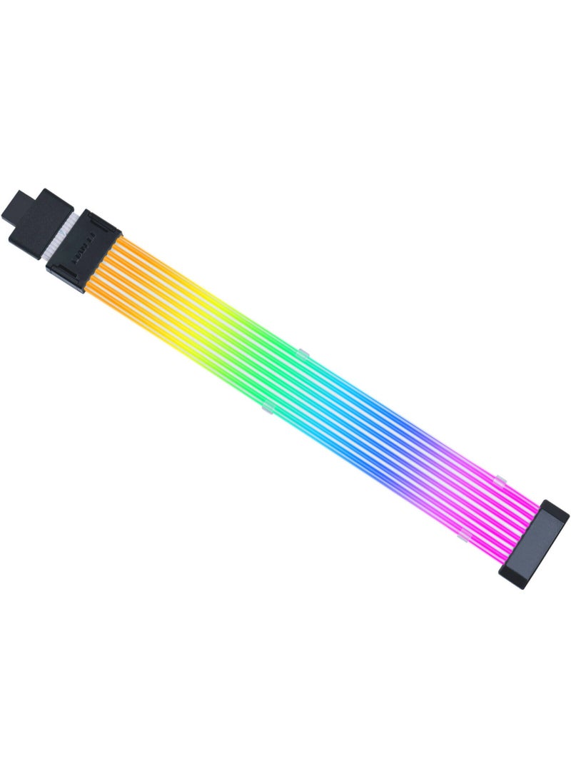 LIAN LI Strimer Wireless 16-8 Cable, 340mm Cable Length, 8 Light Guides, 116 Number of LEDs, 8.1W LED Power Consumption, Silicone / TPE Material | G89.PW16-81W.00  - Image 1