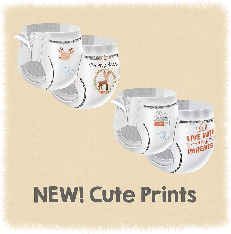 Cuties Cutie Girls 4T5T Refastenable Potty Training Pants Hypoallergenic with Skin Smart 76 Count - Image 4
