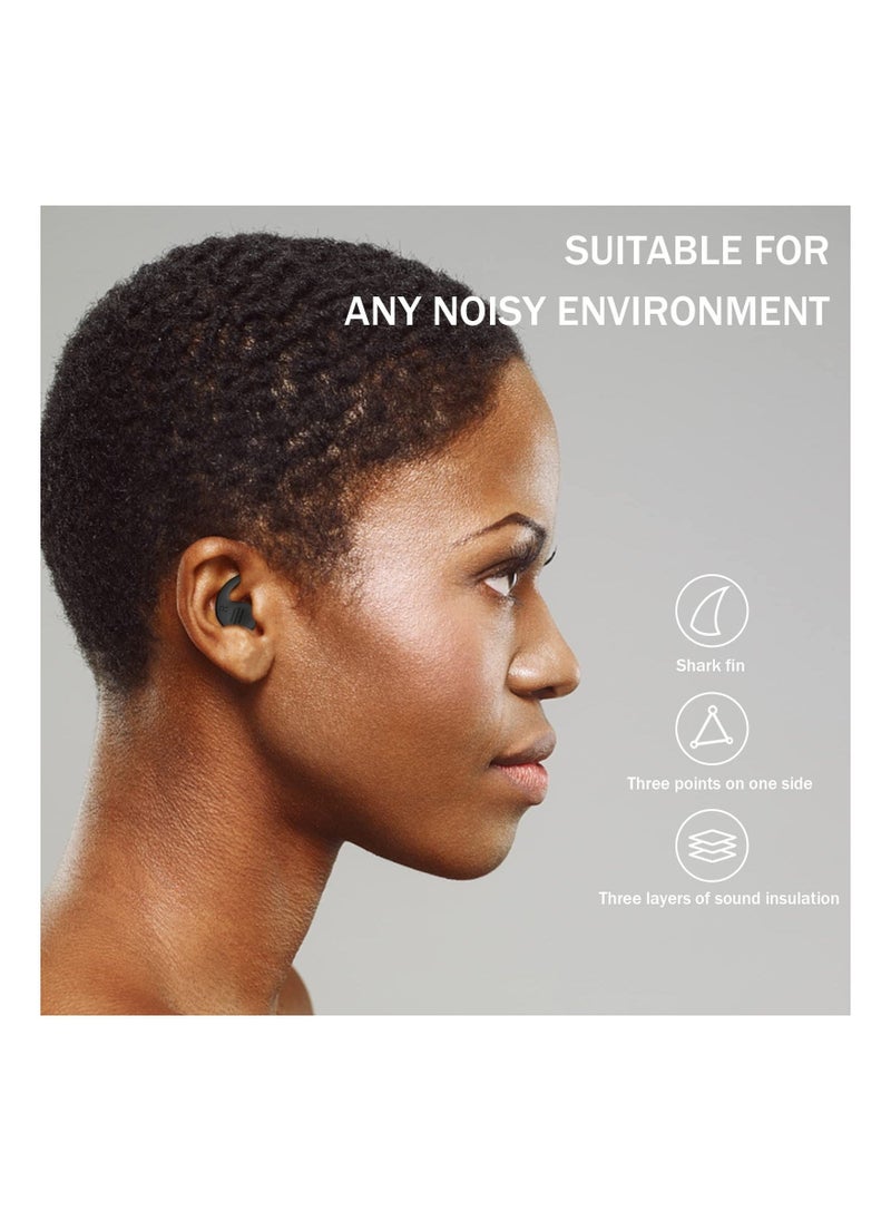 Soundproof Earplugs, Ear Plugs for Sleeping, Reusable Silent Anti-Noise dormitory nap, with 40dB Highest NRR Airplanes Swimming Concerts Travel (2 Pairs) - Image 4
