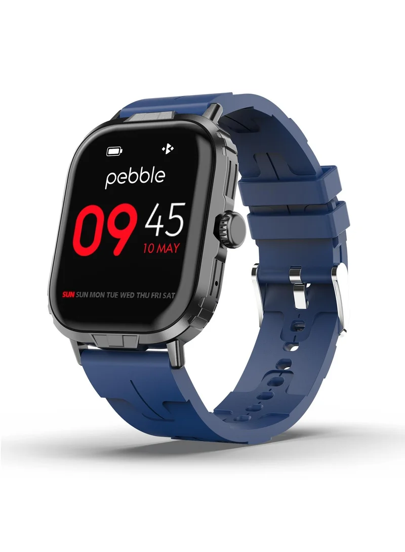 Pebble Nomad Pro 1.99” True HD Display, BT Calling, Health Suite, DIY Watch Faces, Rotating Crown, Multiple Sports Modes, Rugged Built, Alarm & Notification Smartwatch