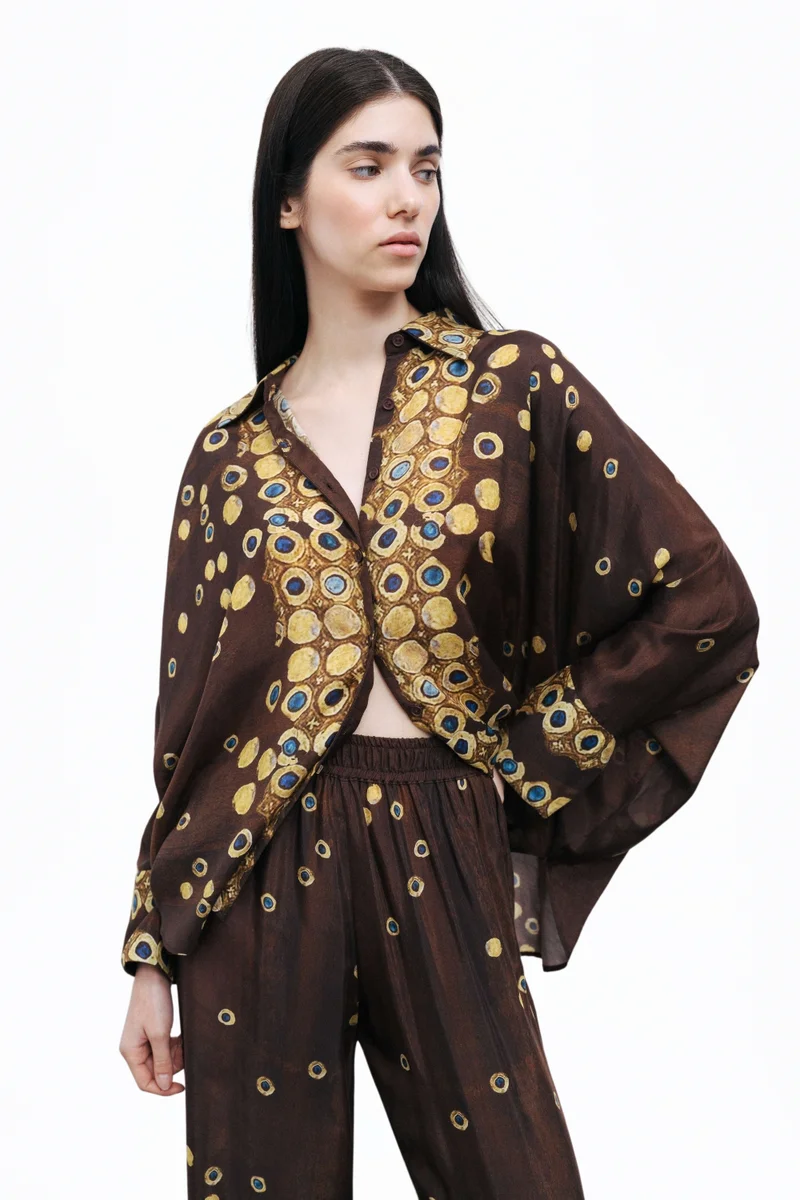 نوكتورن Flowy Patterned Shirt