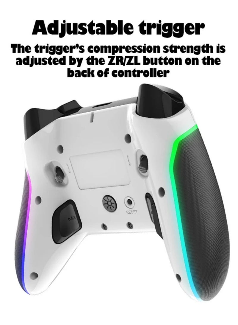 Bluetooth Gamepad Wireless Joystick Linear Trigger Pubg Mobile Game Controller for Switch Android IOS MFI Games PC TV box - Image 3
