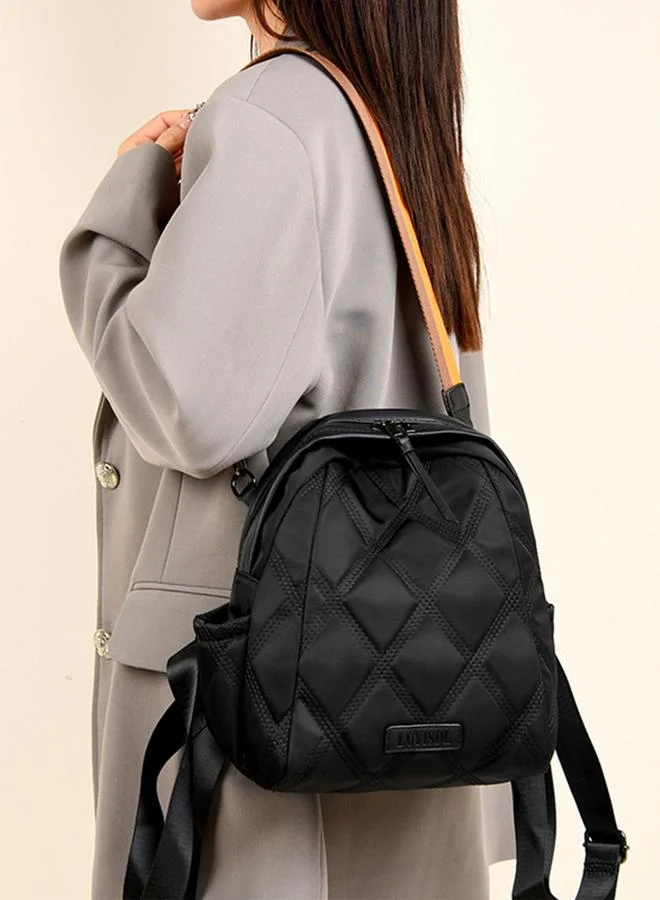 Take Two Take Two Texture Solid Zip Closure Backpack