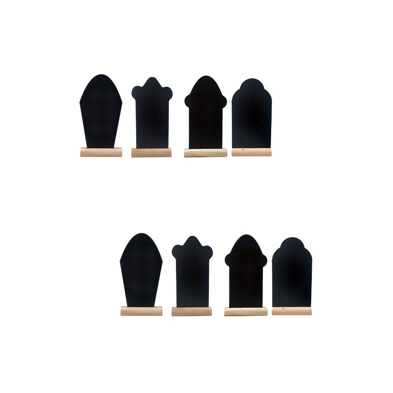 8 pcs European Style Decors Desktop Decors Reusable Chalk Boards - Image 1