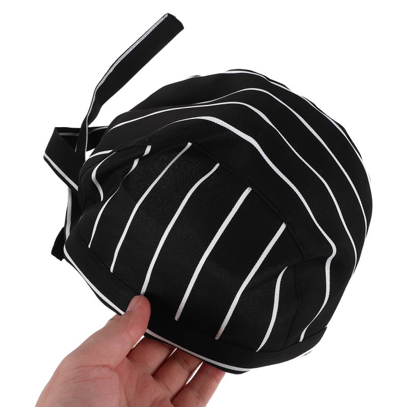 6pcs Japanese Chef Hat With Tails Unisex Pirate Wrap Quick-Dry Kitchen Cooking Cap For Restaurants And Food Service - Image 2