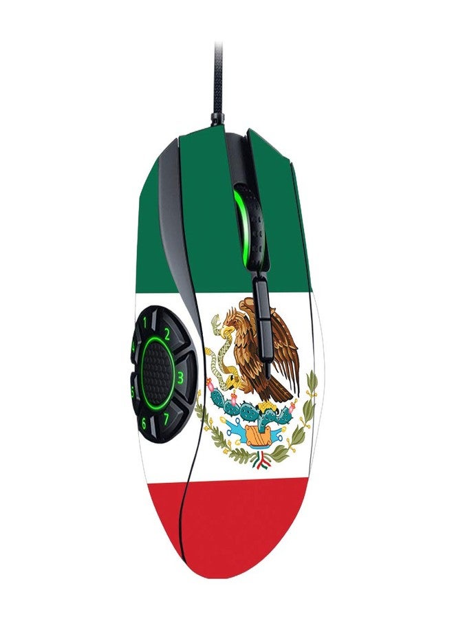 MIGHTY SKINS MightySkins Skin Compatible with Razer Naga Hex V2 Gaming Mouse - Mexican Flag | Protective, Durable, and Unique Vinyl Decal wrap Cover | Easy to Apply, Remove, and Change Styles | Made in The USA - Image 2