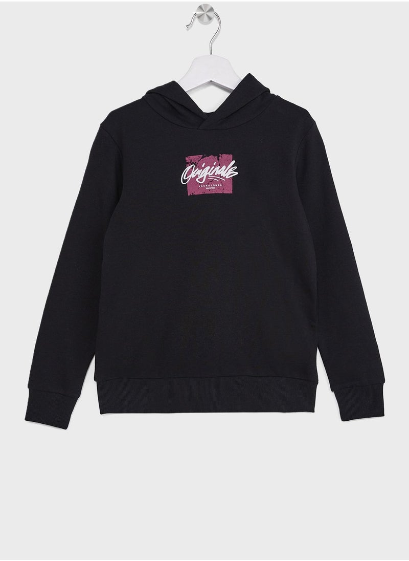 Jack & Jones Junior - Youth Logo Hoodie - Image 1