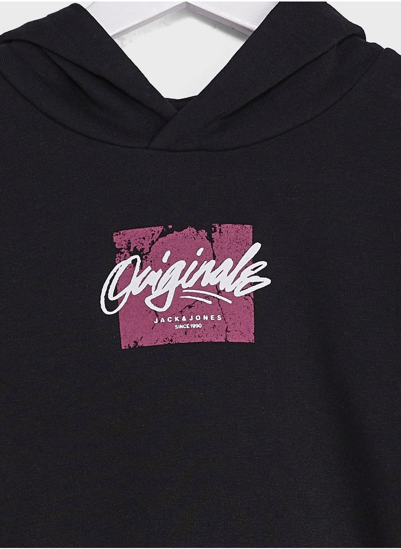 Jack & Jones Junior - Youth Logo Hoodie - Image 1