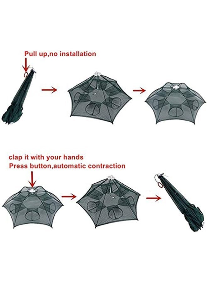 NIBEMINENT Portable Folded Fishing Net 62cm - Image 2