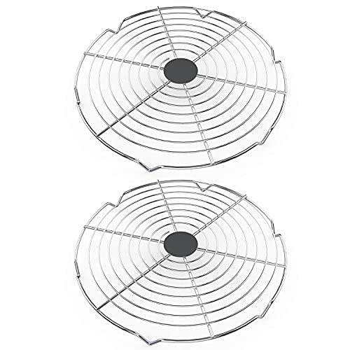 MixRBBQ 2-Pack Griddle Warming Rack for Blackstone Griddle, Universal Warmer Cooling Rack for Weber Chargriller Tabletop Flattop Griddle, Outdoor BBQ Cooking Accessories 12Inch - Image 1