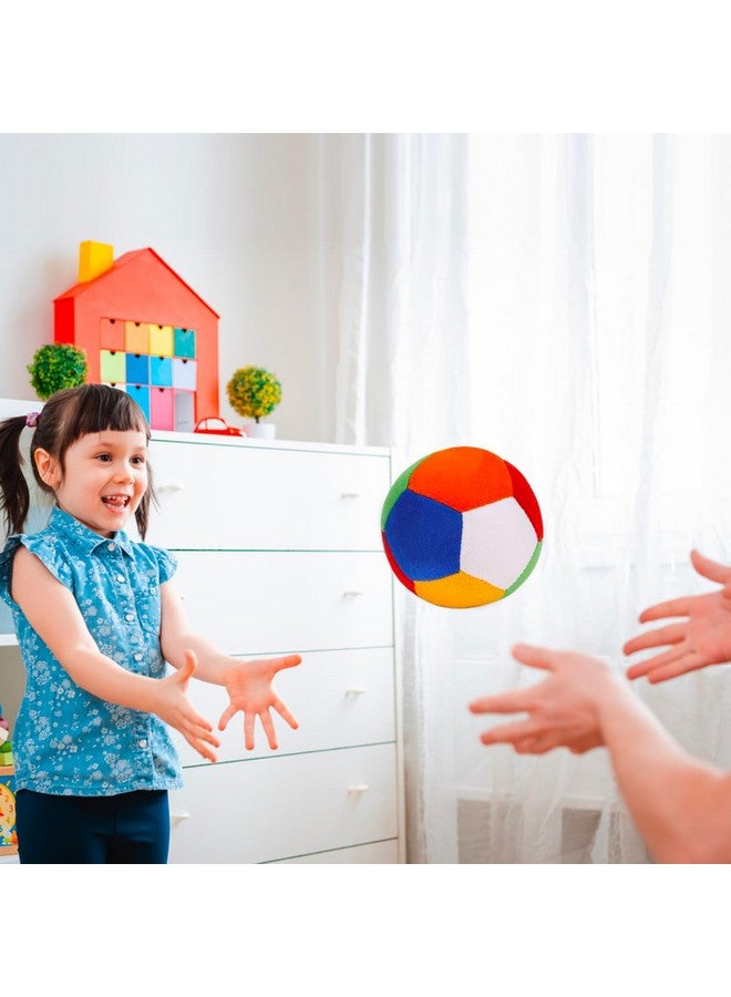 EITHEO Plush Soft Toy Ball for Baby and Kids - Super Soft Ball for Safe and Joyful Play(12cm)(Multicoloured) - Image 4