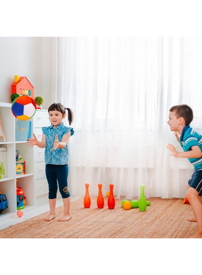 EITHEO Plush Soft Toy Ball for Baby and Kids - Super Soft Ball for Safe and Joyful Play(12cm)(Multicoloured) - Image 3