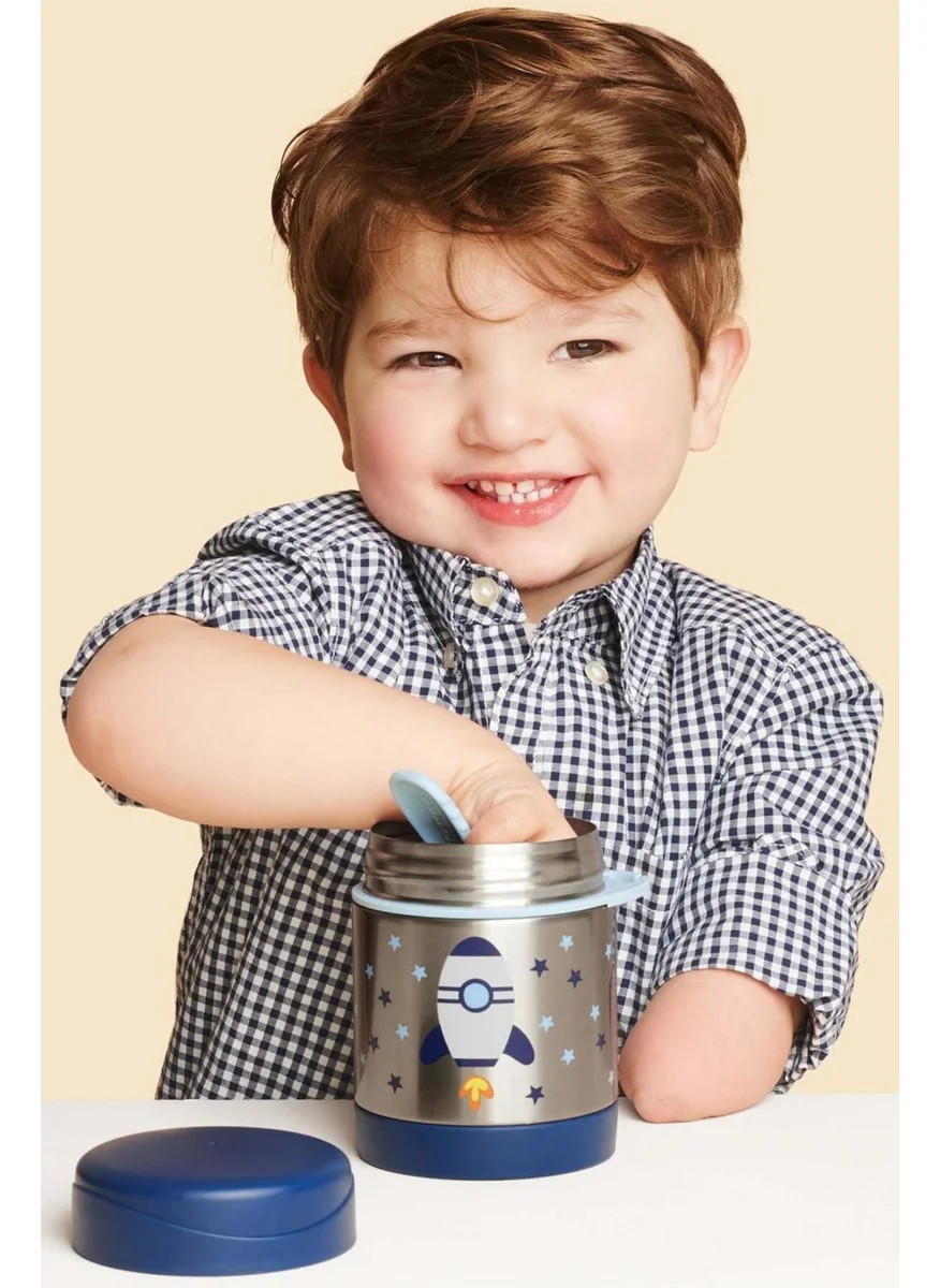 Skip Hop Zoo Stainless Steel Thermos 325ML Rocket