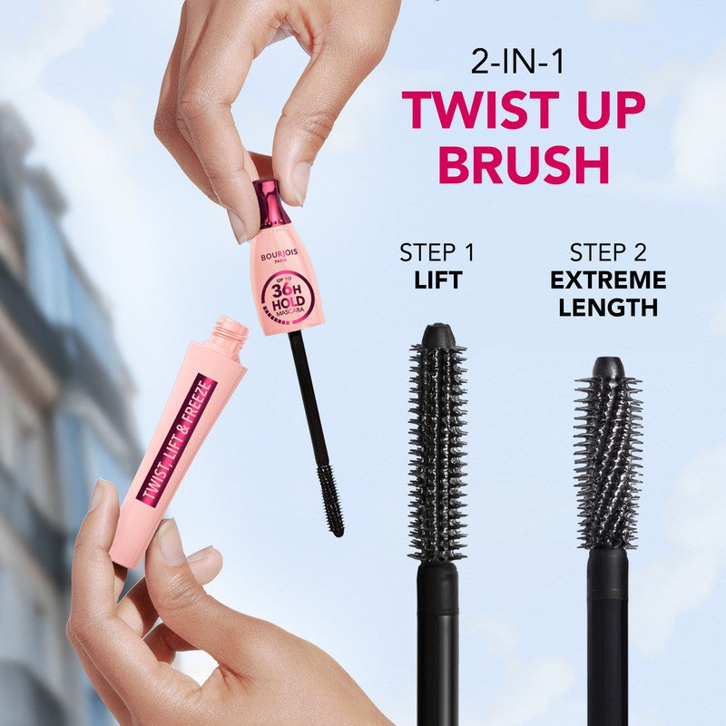 BOURJOIS PARIS Bourjois Twist, Lift & Freeze Mascara - Black, 8ml - Image 4