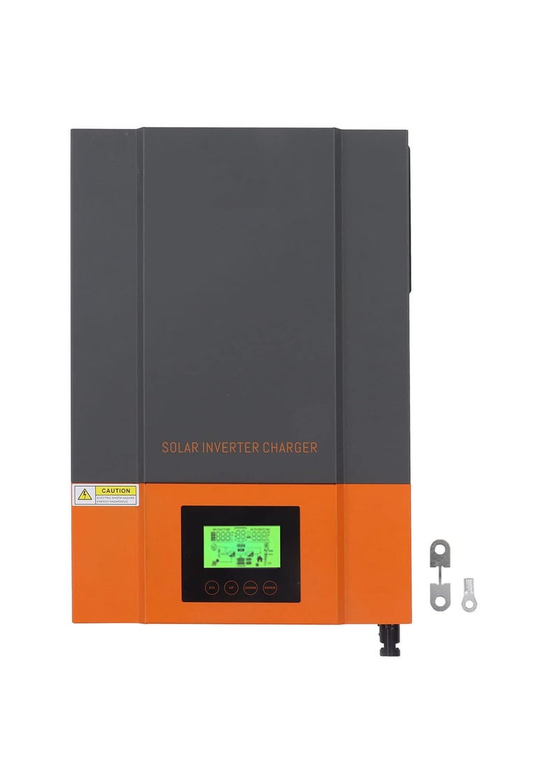 GGOOT 3600W Solar Inverter Charger, Pure Sine Wave Inverter MPPT Photovoltaic Controller with RBG Light Solar Hybrid Charger Solar Power Inverter Battery Charger for Off-Grid Solar System, Home, RV - Image 1