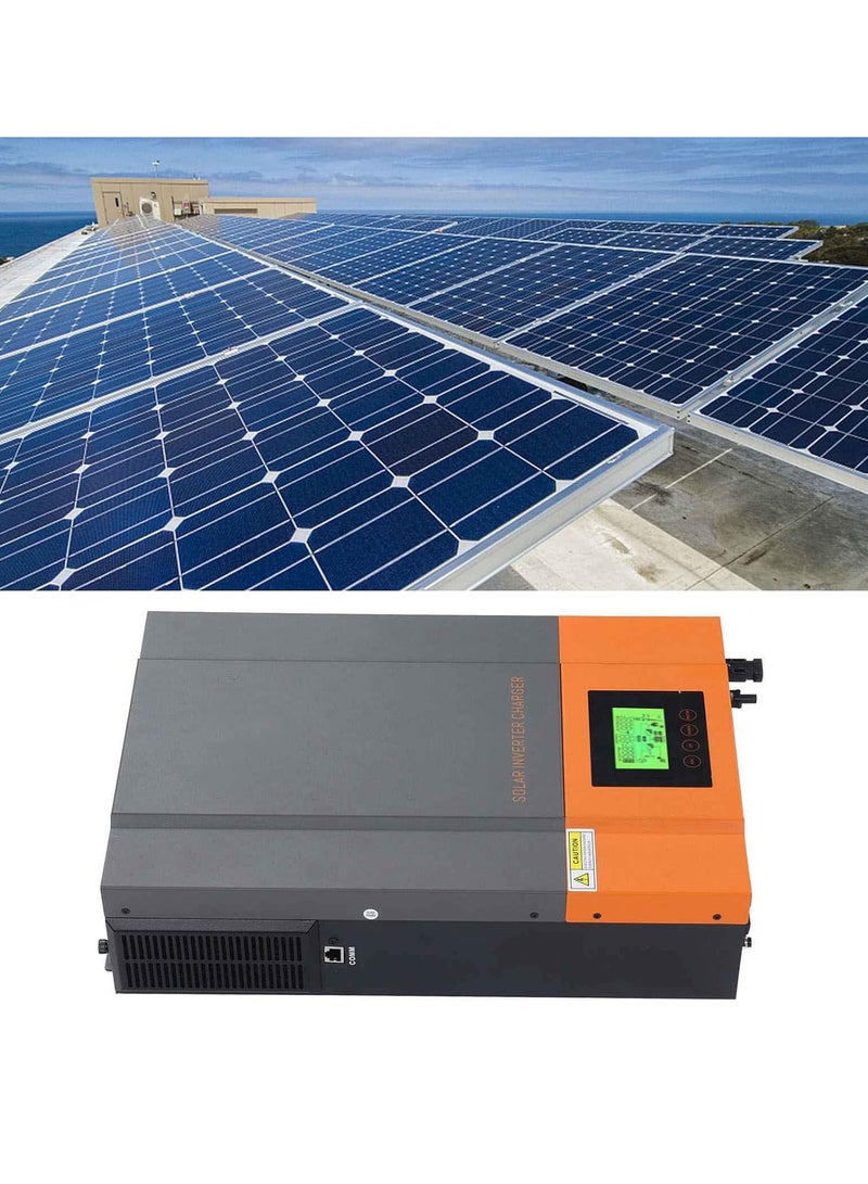 GGOOT 3600W Solar Inverter Charger, Pure Sine Wave Inverter MPPT Photovoltaic Controller with RBG Light Solar Hybrid Charger Solar Power Inverter Battery Charger for Off-Grid Solar System, Home, RV - Image 4