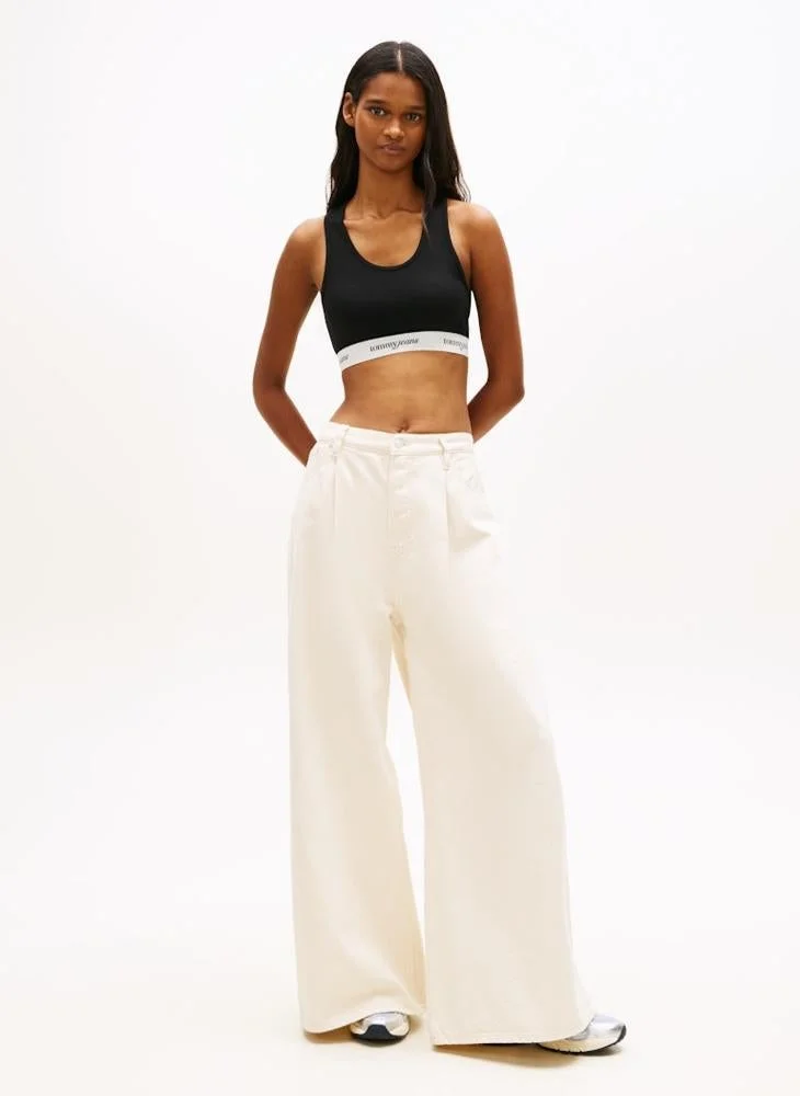 TOMMY JEANS  Casual  Crp Tape Bra Top for Women | Best Price UAE