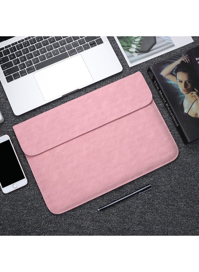 For Apple Lenovo Laptop 14 Inner Bag Air13 pro Female Mac12/15 Protective Case 15.6-Color:(Second Generation) Delicate Micro Velvet (horizontal)-gentleman Gray + Power Pack-Applicable Model:15.4 Inches - Image 4