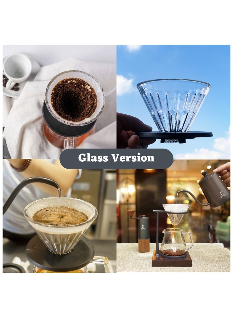 TIMEMORE - Crystal Eye Coffee dripper V606 Coffee Dripper (Small, 01) - Image 5