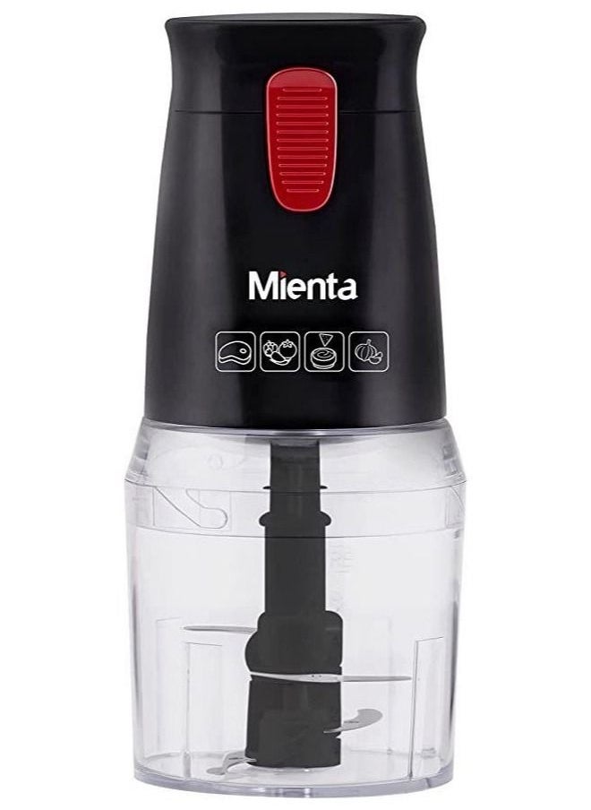 Mienta Mini Chopper, 400 Watt, Black - CH2331B 