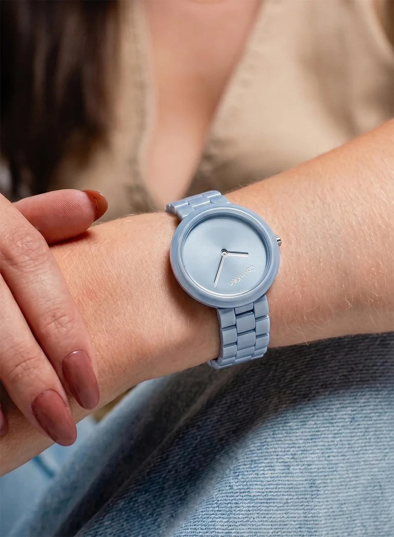 CALVIN KLEIN Ck Pure Analogue Watch with  Ceramic Bracelet - 25100074