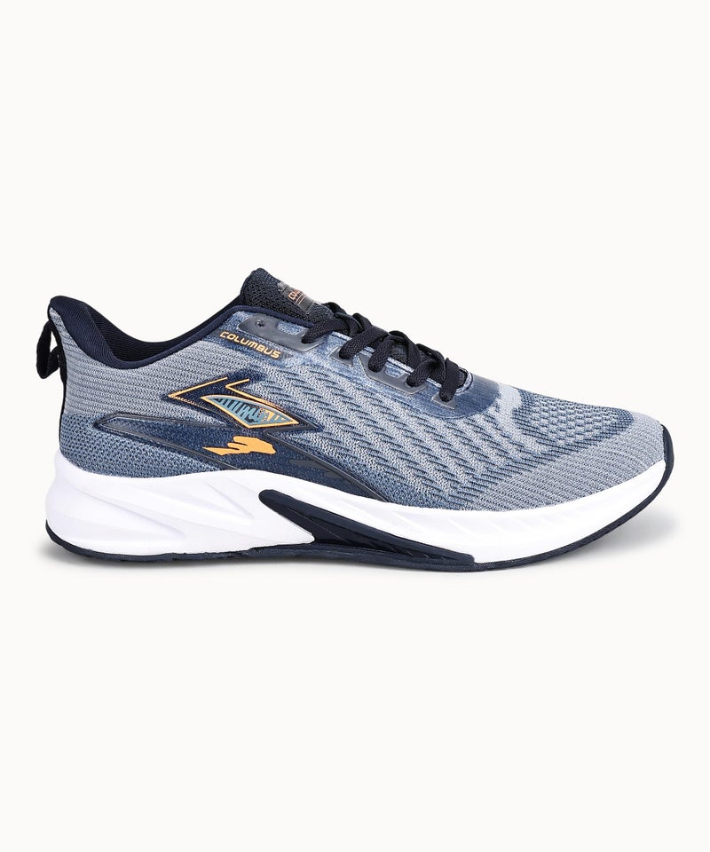 Columbus Recon Sports Shoes - Running Shoes|Walking Shoes| Training & Gym Shoe | Outdoors Shoe for Men (Slate & Blue), UK 8 - Image 4