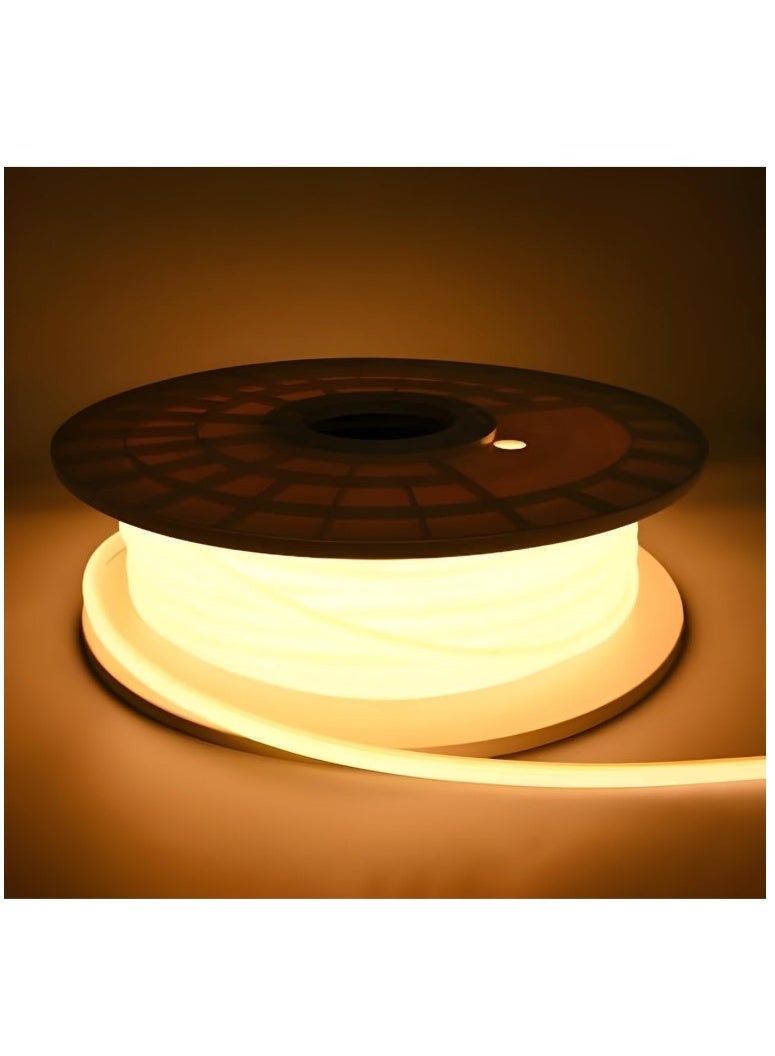 Warm White LED Strip Light Neon Rope – Flexible Waterproof Decorative Lighting for Home, Bedroom, Kitchen, Outdoor, Party & Festival – Energy Saving, Easy Installation, Long-Lasting Glow - Image 1