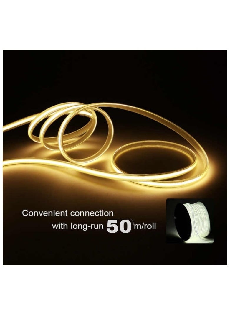 Warm White LED Strip Light Neon Rope – Flexible Waterproof Decorative Lighting for Home, Bedroom, Kitchen, Outdoor, Party & Festival – Energy Saving, Easy Installation, Long-Lasting Glow - Image 4