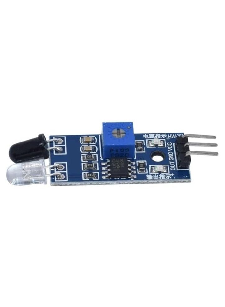 SOLDOUT DIY Smart Car Robot Reflective Photoelectric 3 Pin IR Infrared Obstacle Avoidance Sensor Module HW-201 Compatible with Arduino - Image 3