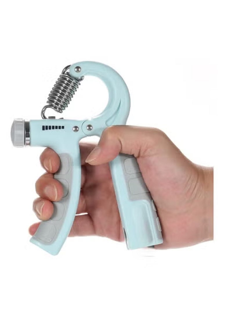 Generic Hand grip strengthener designed with high-quality materials that provide a firm, slip-free grip, ensuring safety during exercise and reducing the risk of injury. Blue - Image 2