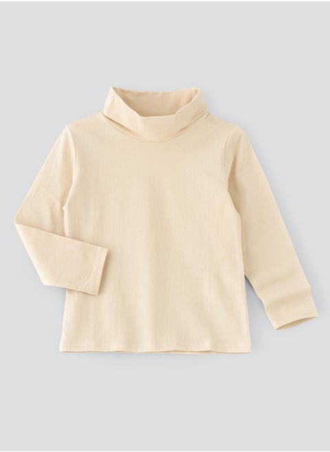 Basic solid turtle neck t-shirt