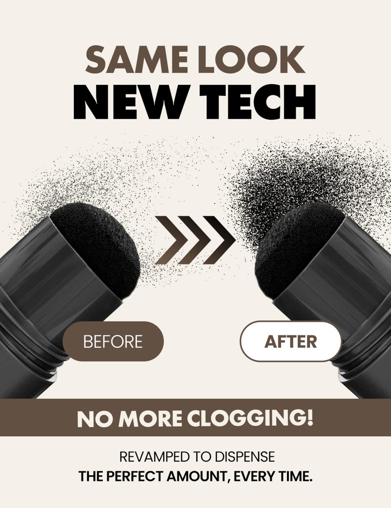 MODA MODA MODAMODA Pro-Change Hair Cover Stick - Smooth Dispense Edition 100HR Temporary Hair Color - Portable Hair Powder Stick for Grey Hair & Root Touch Up (#1 Natural Black, 0.12 oz) - Image 2