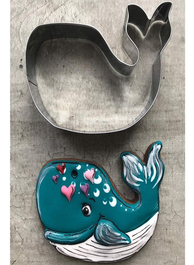 LILIAO Whale Cookie Cutter - 4.6 x 2.8 inches - Stainless Steel - Image 3