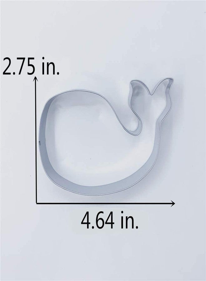 LILIAO Whale Cookie Cutter - 4.6 x 2.8 inches - Stainless Steel - Image 4